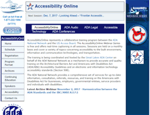 Tablet Screenshot of accessibilityonline.org